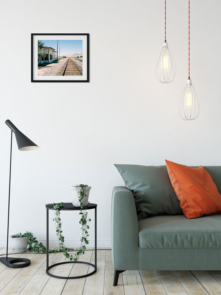 Utah Ghost Town Train Station Photo Print Southwest