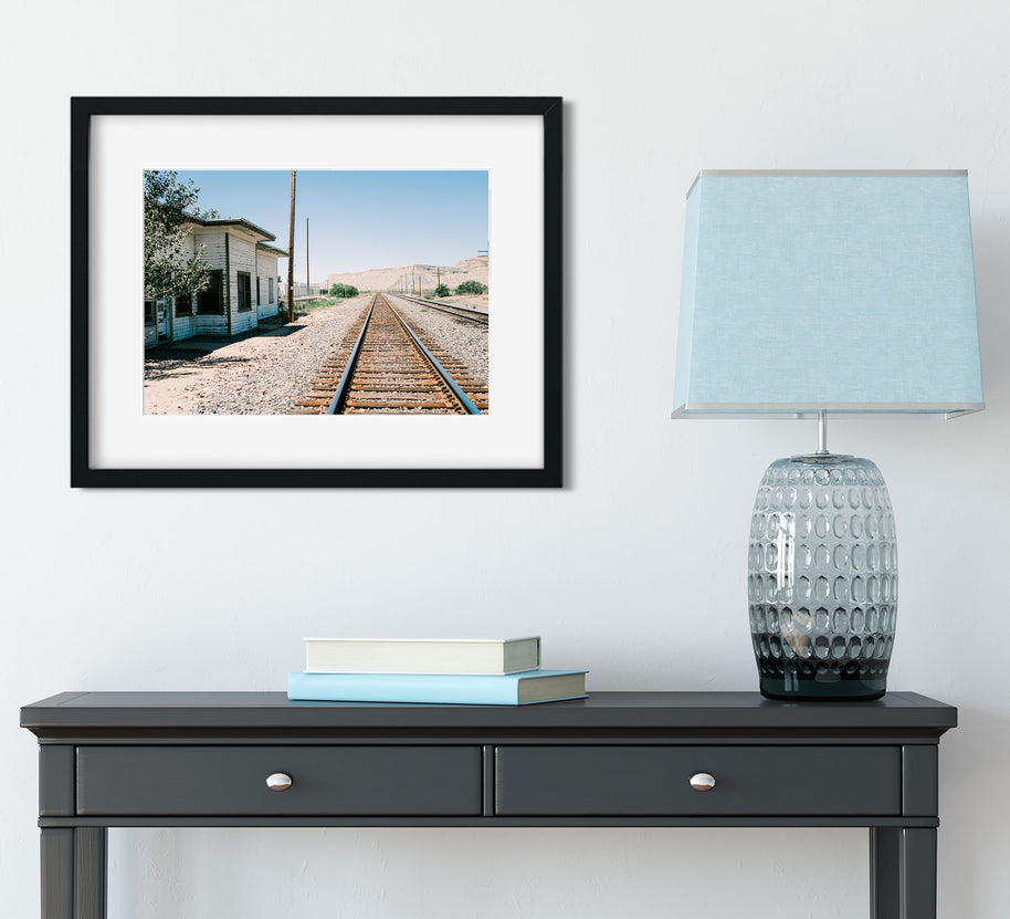 Utah Ghost Town Train Station Photo Print Southwest