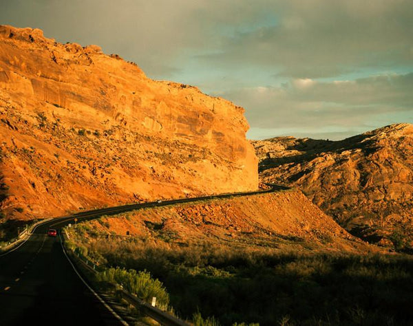 Utah Photography, Road Photography, Southwest Art, Red Canyon, Utah Decor, Large Landscape Print, Utah Art, Office Decor, Red Wall Art Lost Kat Photography