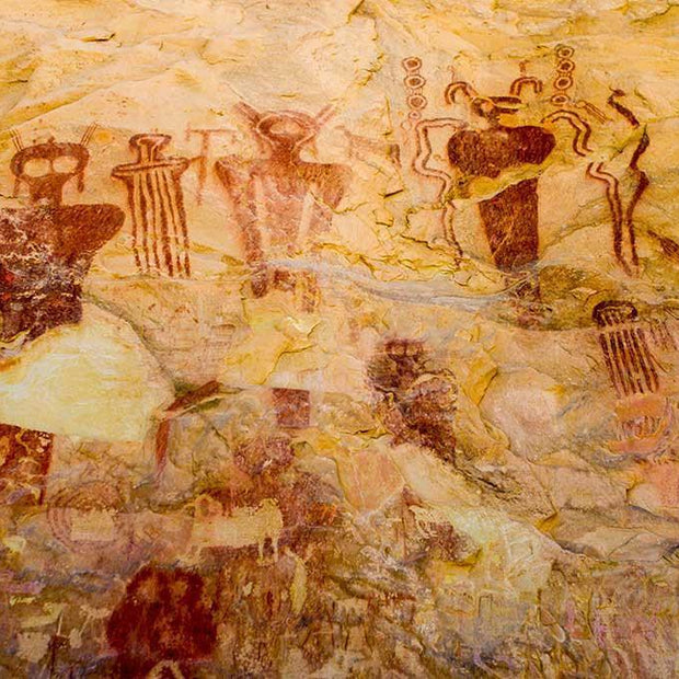 Ute Petroglyphs Sego Canyon Wall Art Print - Photography