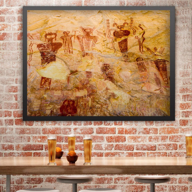 Ute Petroglyphs Sego Canyon Wall Art Print - Photography