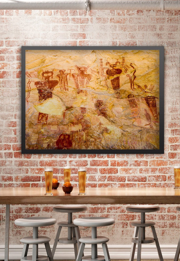 Ute Petroglyphs Sego Canyon Wall Art Print - Photography