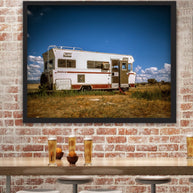 Timeless Beauty Desert Photography Vintage RV in the Utah -
