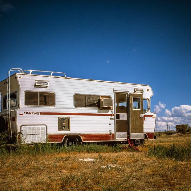 Timeless Beauty Desert Photography Vintage RV in the Utah -