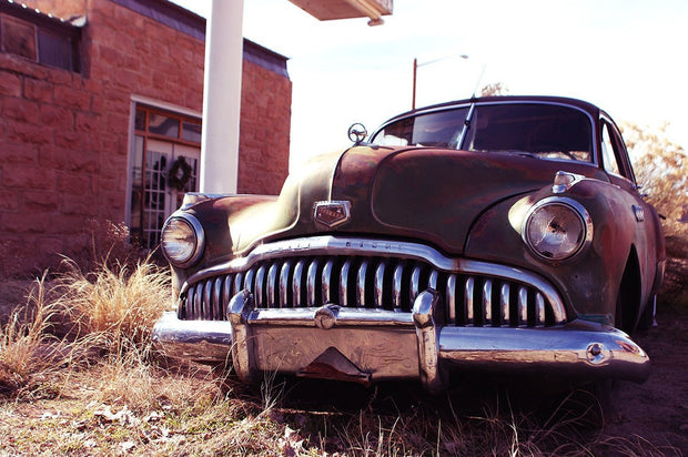 Vintage Buick, Utah Abandoned Car Wall Art Lost Kat Photography
