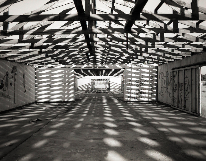 Geometric Architecture Black and White Print Set Collection