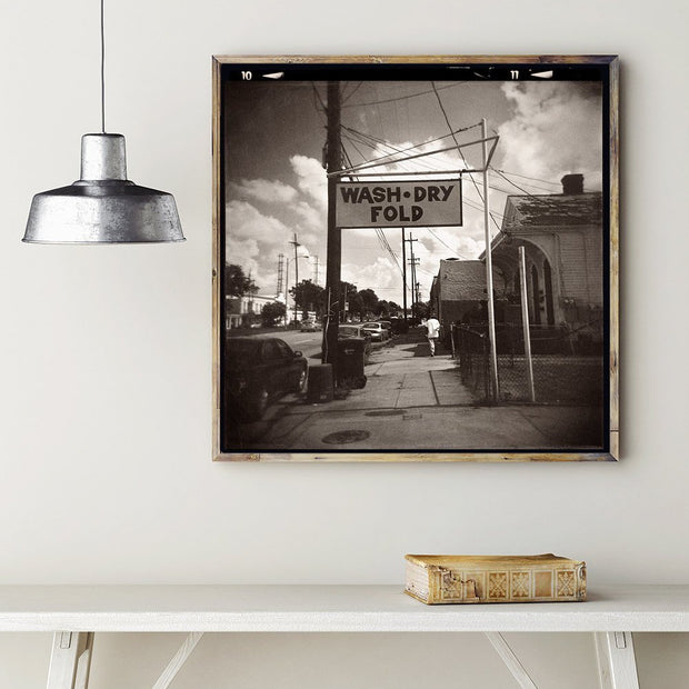 Wash, Dry, Fold, New Orleans Fine Art Print - Holga Film Lost Kat Photography