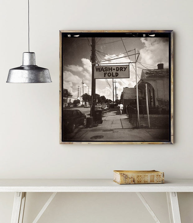 Wash, Dry, Fold, New Orleans Fine Art Print - Holga Film Lost Kat Photography