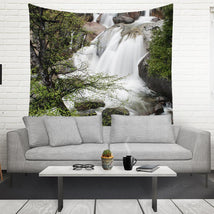 Wedding Veil Waterfall, Forest Wall Tapestry Lost In Nature