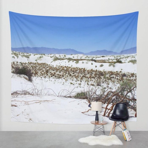 White Sands New Mexico Wall Tapestry Lost In Nature