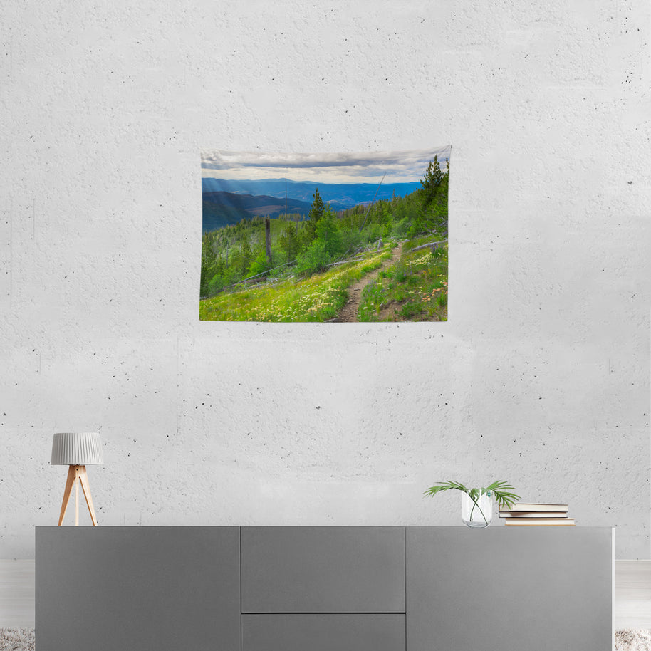 Mountain Trail Pacific Northwest Mikrofaser-Wandteppich