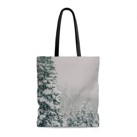 Winder Wonderland Shopping Tote with Liner Lost in Nature