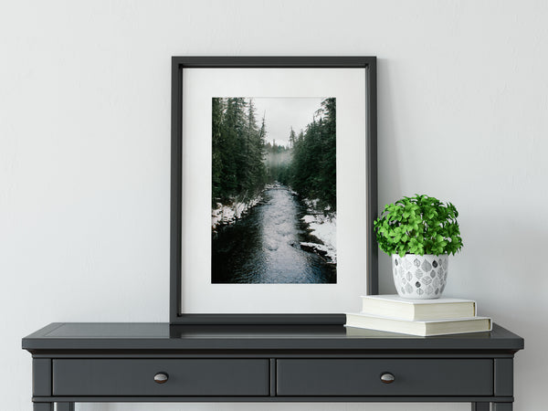 The Winter River Northeast Washington State Fine Art Print -