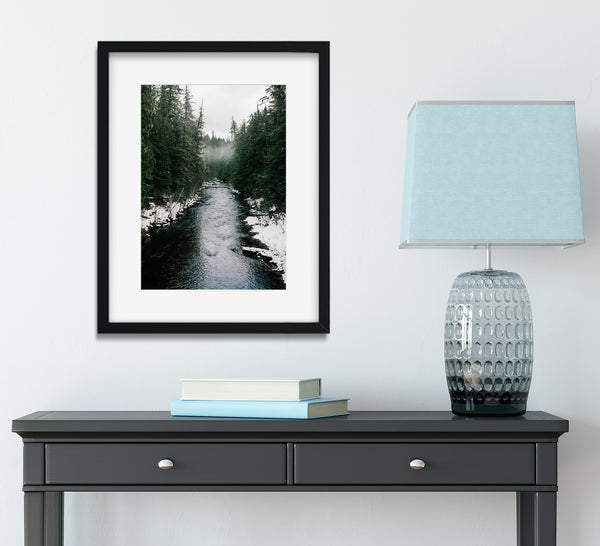 The Winter River Northeast Washington State Fine Art Print -