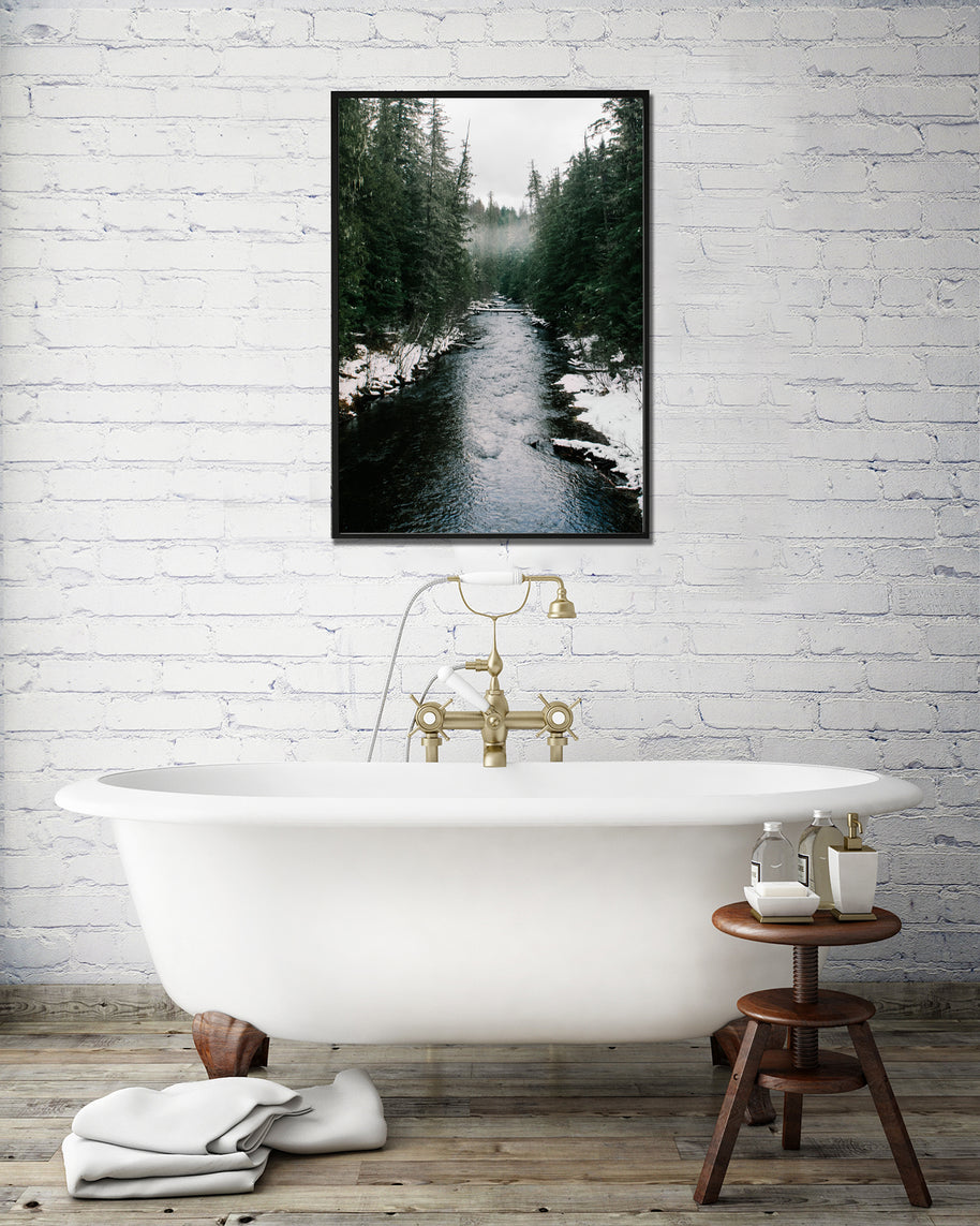 The Winter River Northeast Washington State Fine Art Print -