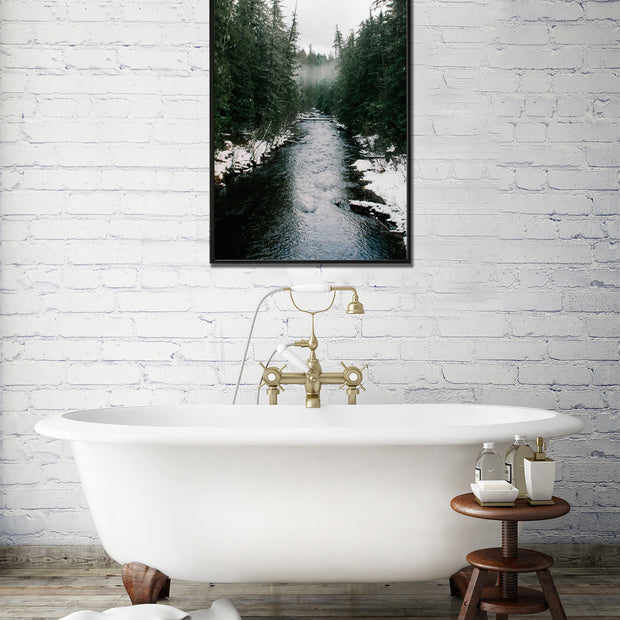 The Winter River Northeast Washington State Fine Art Print -