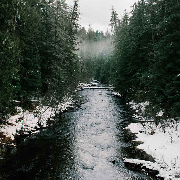 The Winter River Northeast Washington State Fine Art Print -