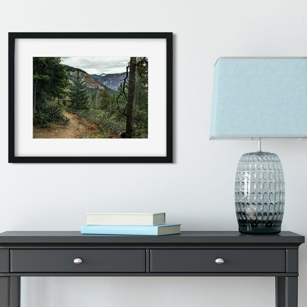 Scenic Trail in the Cascade Mountains Photo Print -