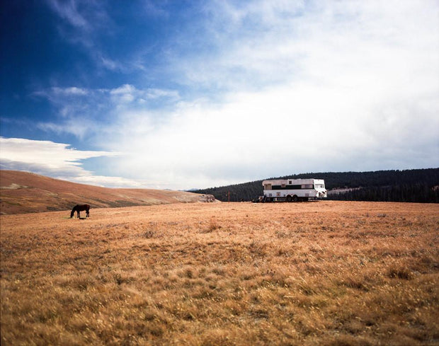 Wyoming Photography, Western Landscape Decor, Horse and Cowboy Camp, Country Life Photography, Vintage Travel Trailer, Bighorn Mountains Lost Kat Photography