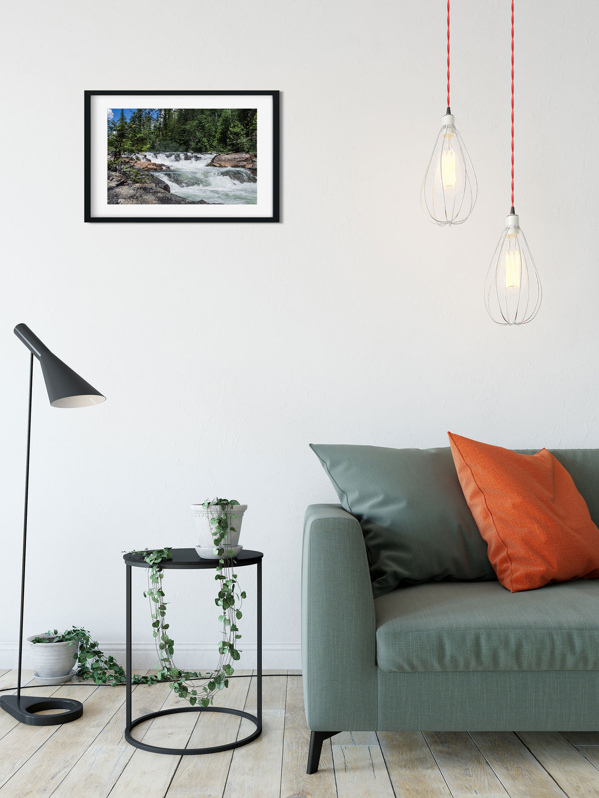 Yaak Falls Montana Nature Photo Print Waterfall Photography