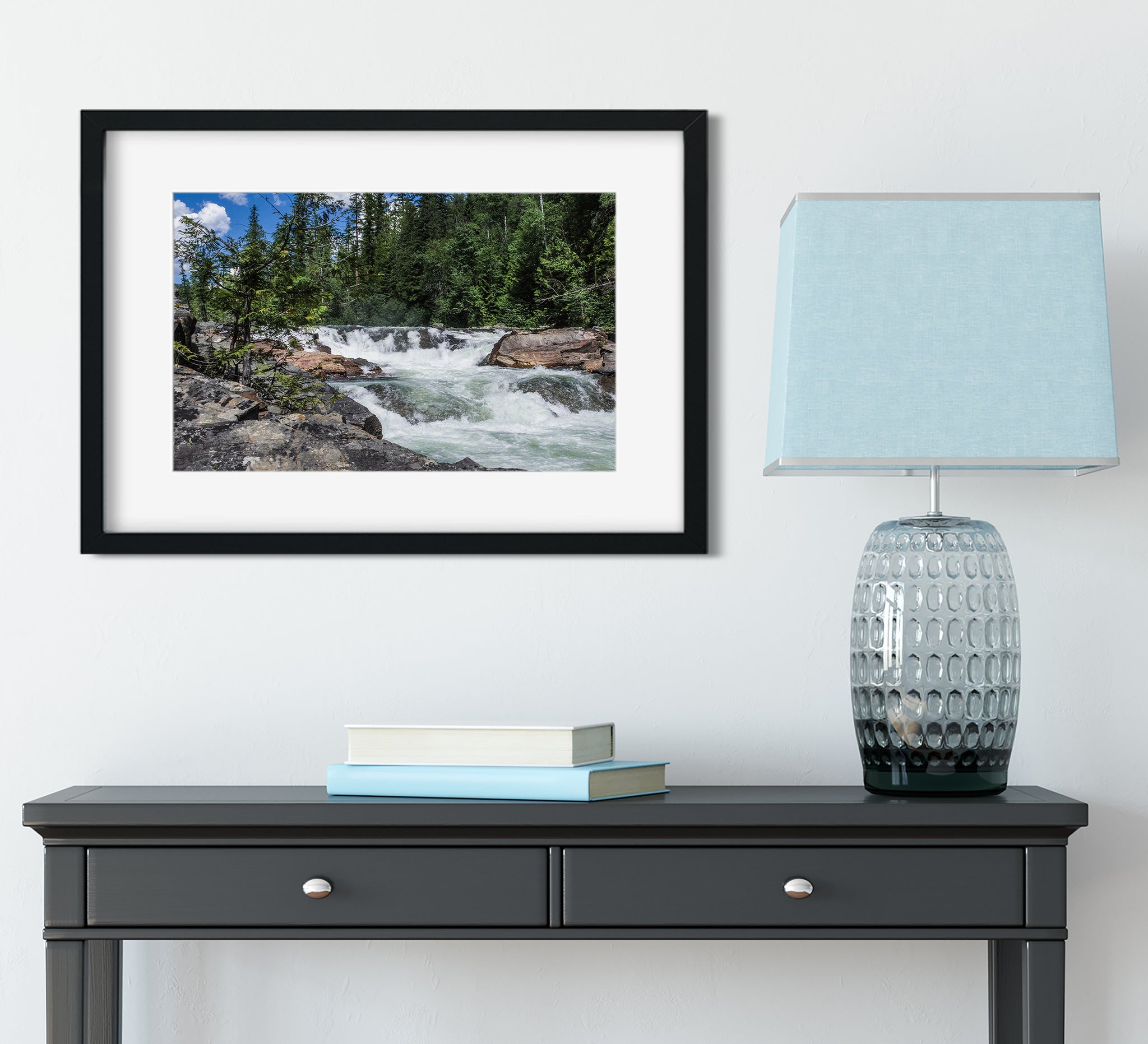 Yaak Falls Montana Nature Photo Print Waterfall Photography