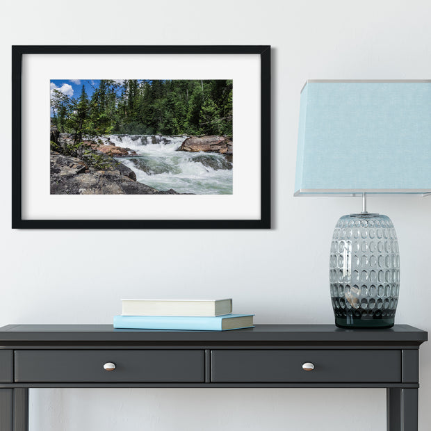 Yaak Falls Montana Nature Photo Print Waterfall Photography
