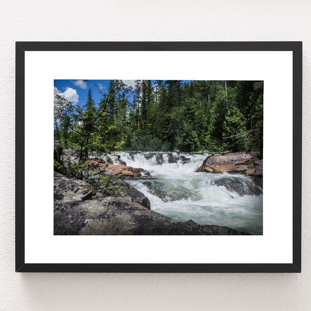 Yaak Falls Montana Nature Photo Print Waterfall Photography