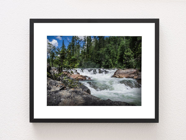Yaak Falls Montana Nature Photo Print Waterfall Photography