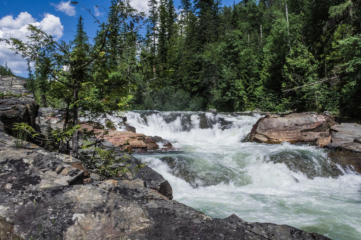 Yaak Falls Montana Nature Photo Print Waterfall Photography
