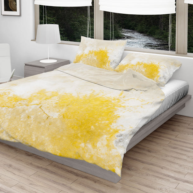 Yellowstone Geyser Texture Cotton Duvet Cover Set