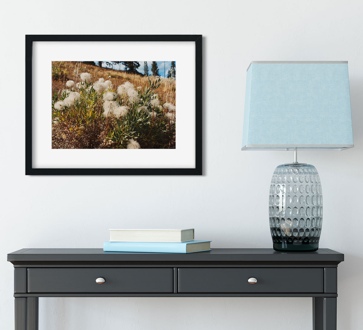 Western White Clematis Nature Photography Yellowstone Wall