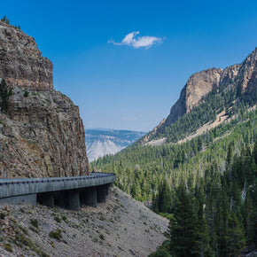 Scenic Yellowstone Wall Art Golden Gate Canyon Photo Print -