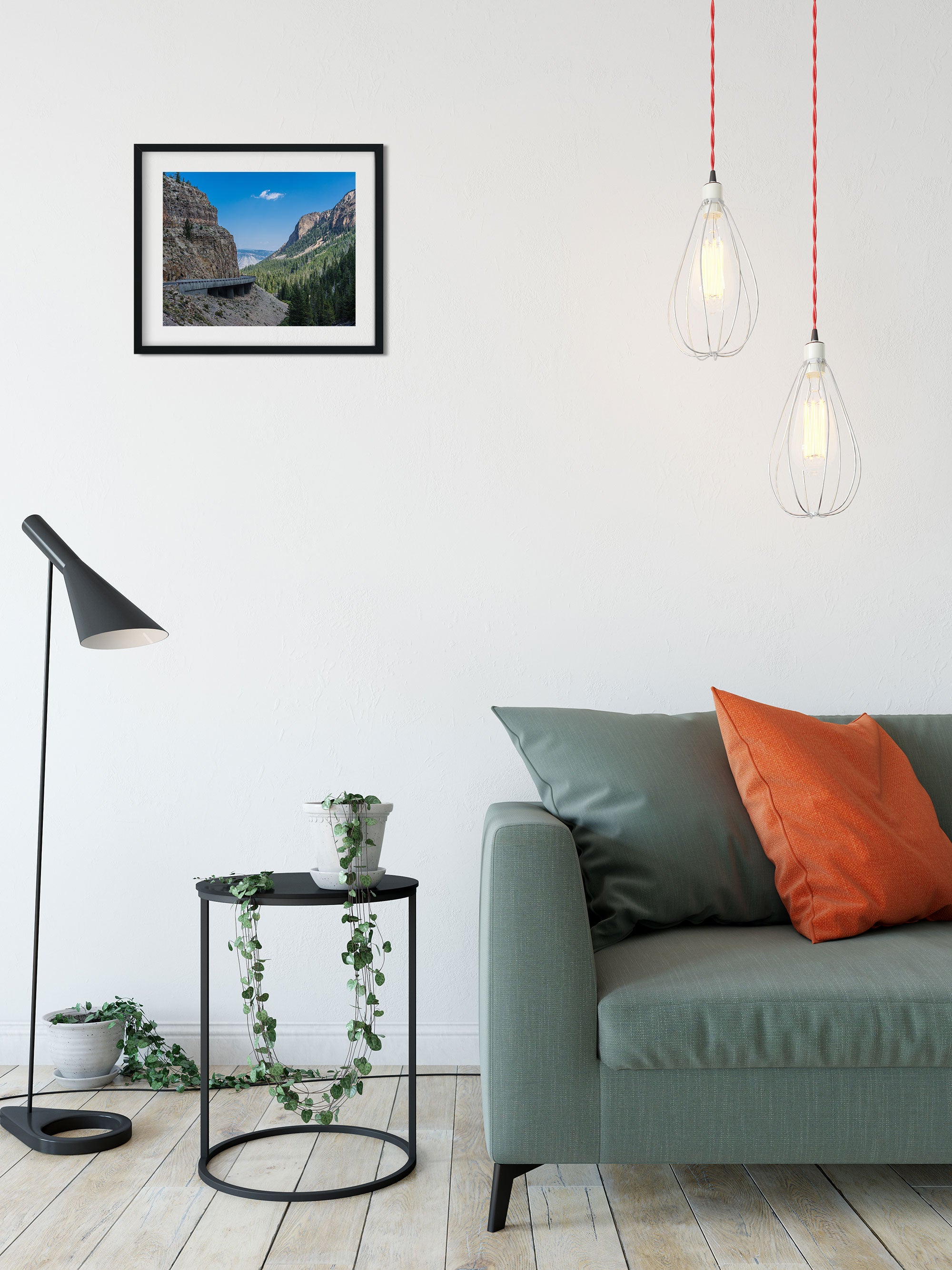 Scenic Yellowstone Wall Art Golden Gate Canyon Photo Print -