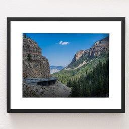 Scenic Yellowstone Wall Art Golden Gate Canyon Photo Print -