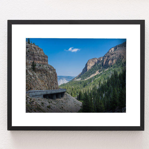 Scenic Yellowstone Wall Art Golden Gate Canyon Photo Print -