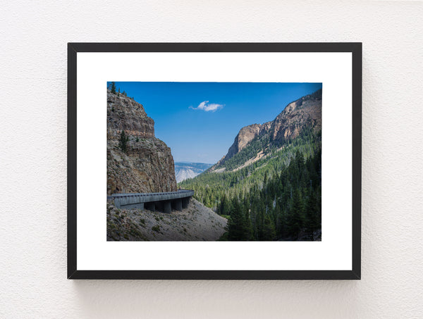 Scenic Yellowstone Wall Art Golden Gate Canyon Photo Print -