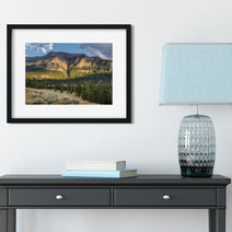 Mountain at Dusk Photo Print Yellowstone Landscape