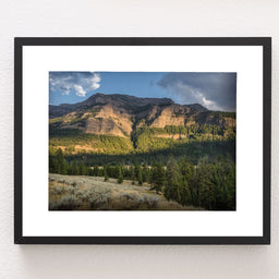Mountain at Dusk Photo Print Yellowstone Landscape