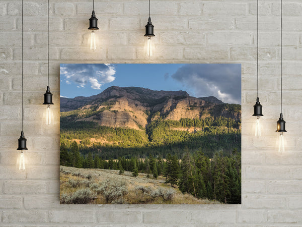 Mountain at Dusk Photo Print Yellowstone Landscape
