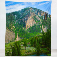 Such Great Heights, Mountain Microfiber Wall Tapestry