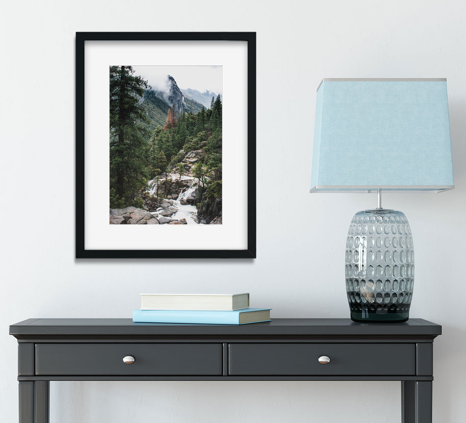 Yosemite View California Nature Wall Art Print - Photography